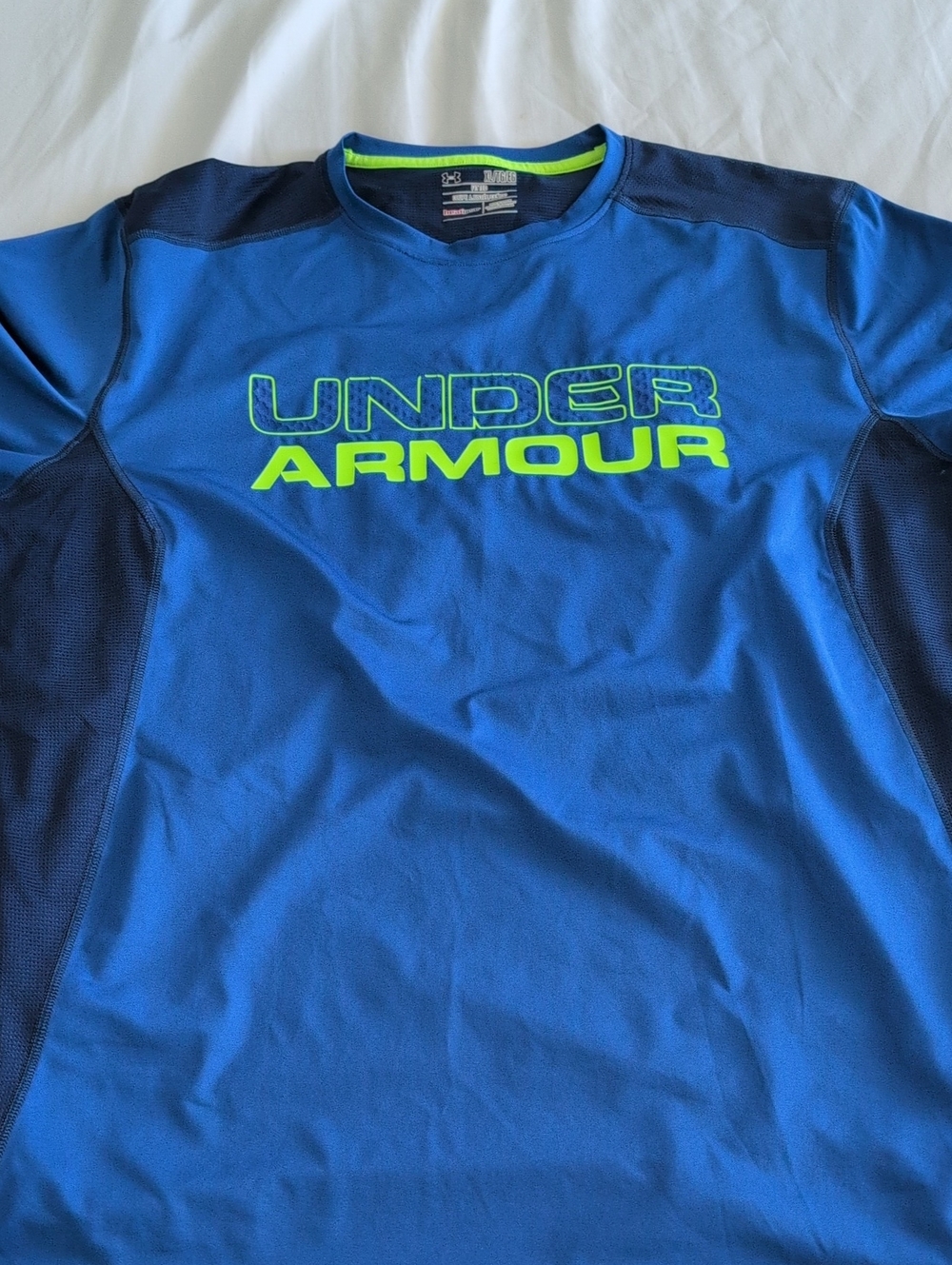 Under Armour Men's Athletic Short Sleeve Tee Blue XL